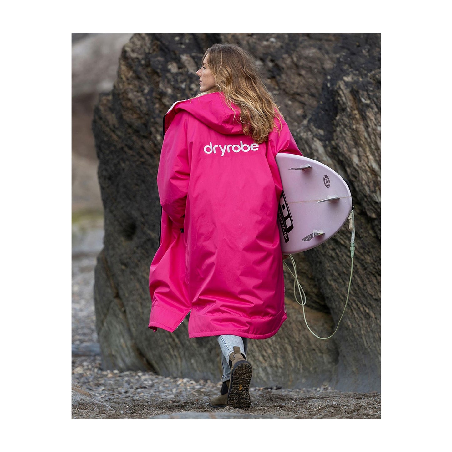 DRYROBE Advance Long Sleeve Pink Light gray XXL Pink Hellgrau Adult