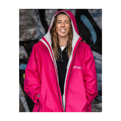 DRYROBE Advance Long Sleeve Pink Light gray XXL Pink Hellgrau Adult