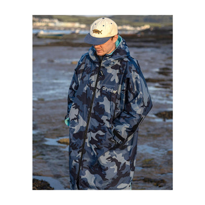 DRYROBE Advance Long Sleeve Blue Camo Blue XXL Blau Camo Blau Adult