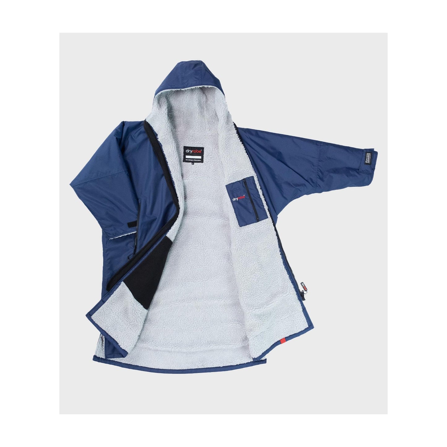 DRYROBE Advance Long Sleeve Navy Gray XXL Navy Grau Adult