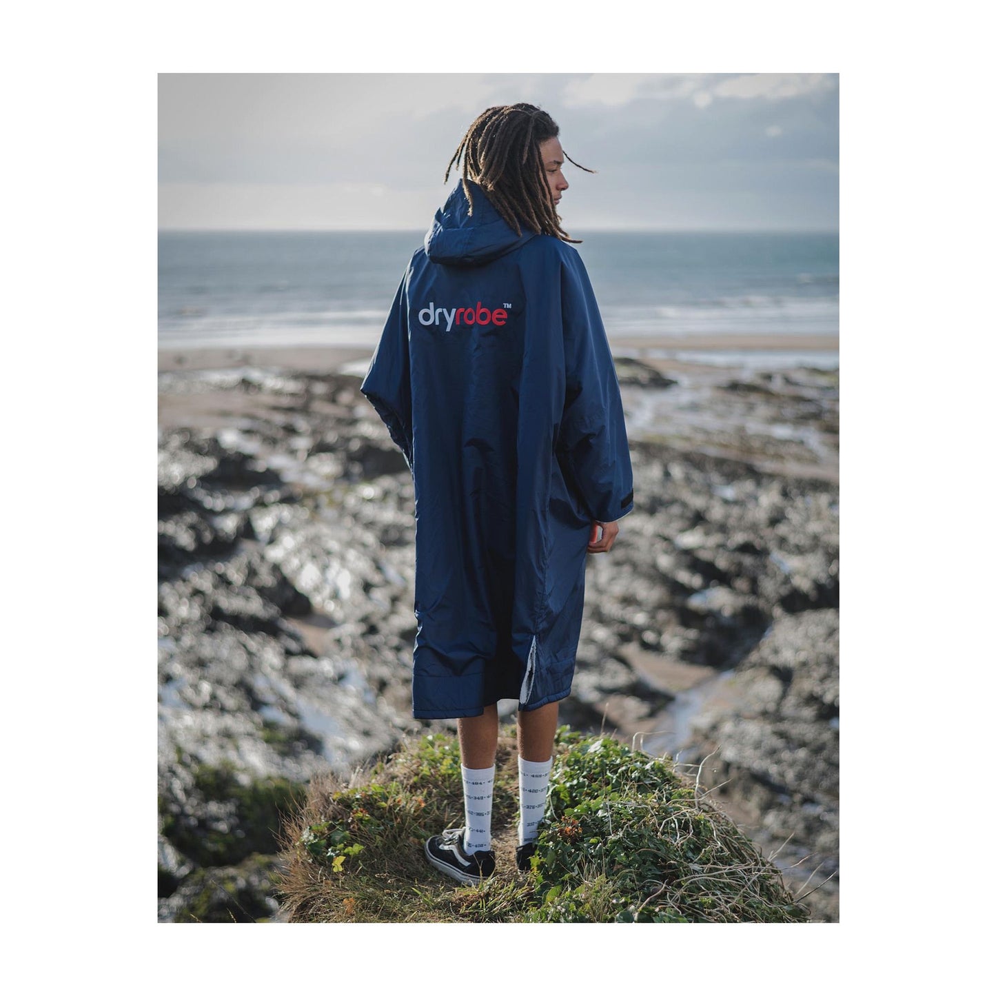 DRYROBE Advance Long Sleeve Navy Gray XXL Navy Grau Adult