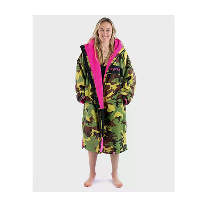 DRYROBE Advance Long Sleeve Green Camo Pink L REMIX Grün Camo Pink Adult