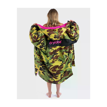 DRYROBE Advance Long Sleeve Green Camo Pink L REMIX Grün Camo Pink Adult