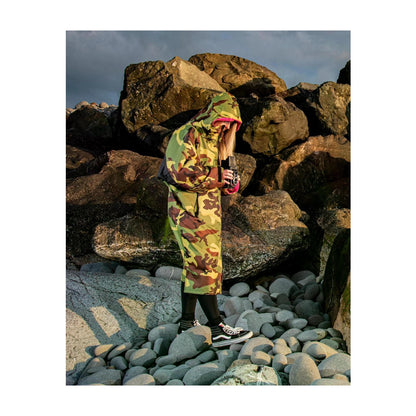 DRYROBE Advance Long Sleeve Green Camo Pink L REMIX Grün Camo Pink Adult