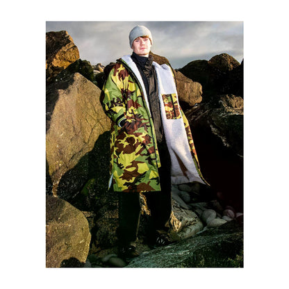 DRYROBE Advance Long Sleeve Green Camo Gray L REMIX Grün Camo Grau Adult
