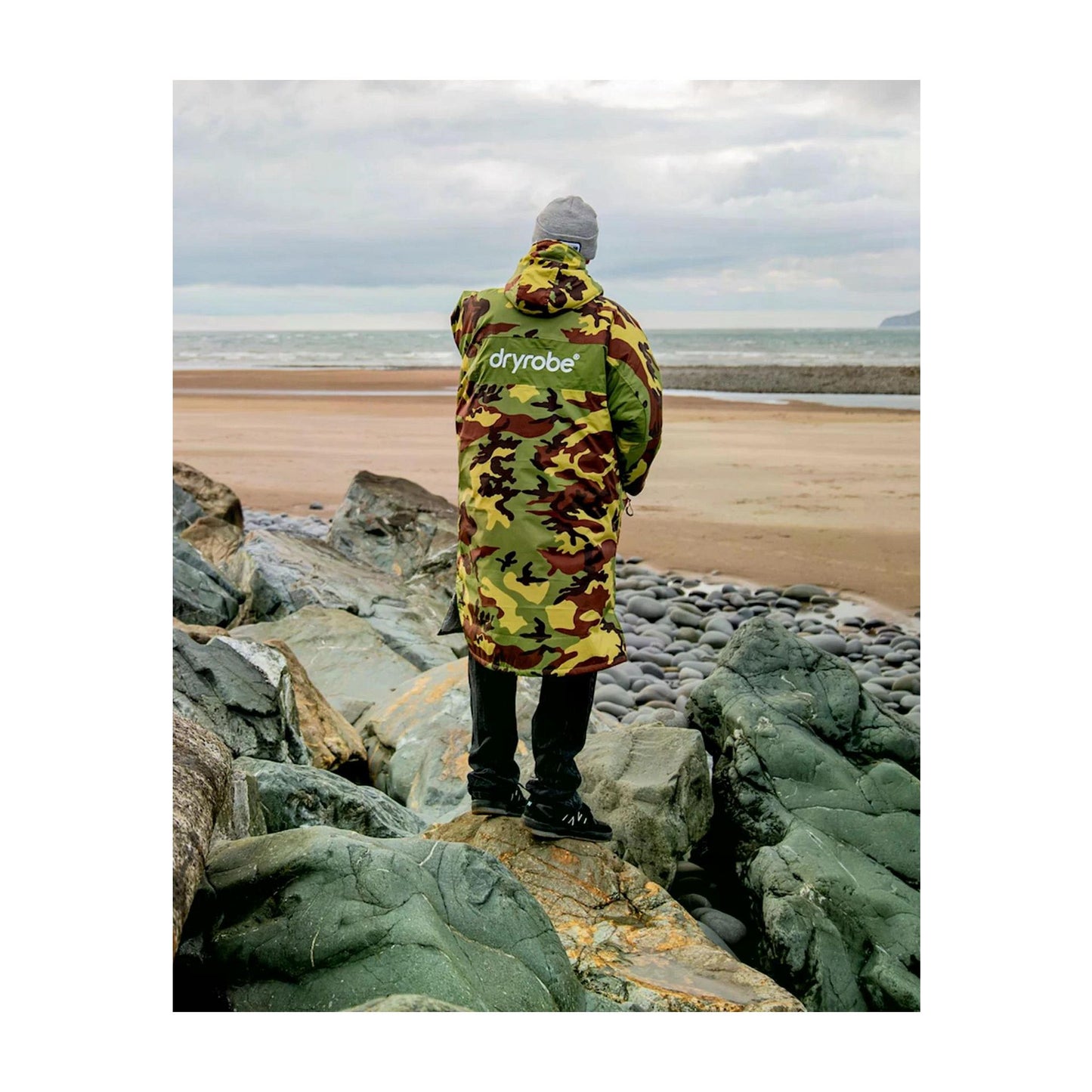 DRYROBE Advance Long Sleeve Green Camo Gray L REMIX Grün Camo Grau Adult