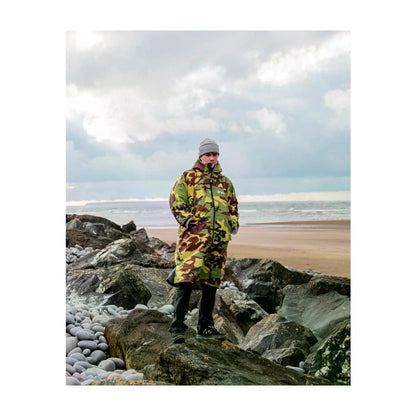 DRYROBE Advance Long Sleeve Green Camo Gray L REMIX Grün Camo Grau Adult