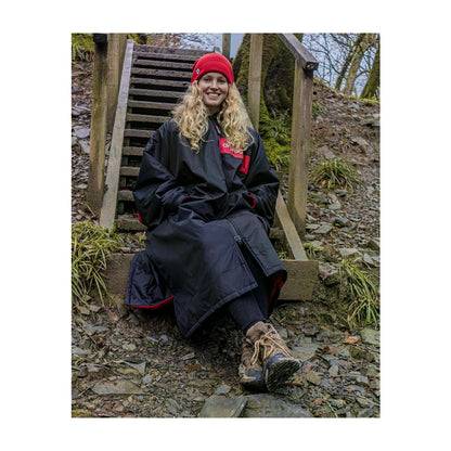 DRYROBE Advance Long Sleeve Black Red L REMIX Schwarz Rot Adult