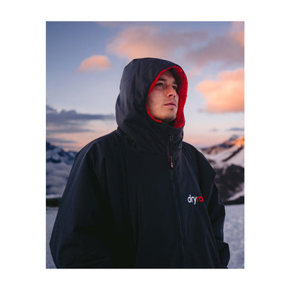 DRYROBE Advance Long Sleeve Black Red L REMIX Schwarz Rot Adult