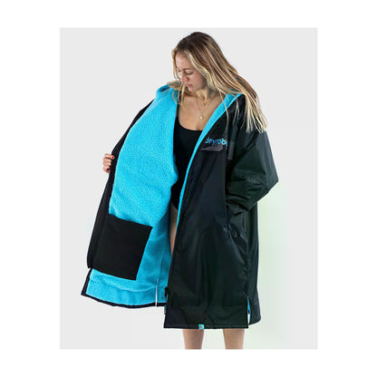 DRYROBE Advance Long Sleeve Black Blue L REMIX C Schwarz Blau Camo Adult