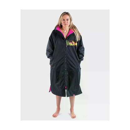 DRYROBE Advance Long Sleeve Black Pink L REMIX C Schwarz Pink Camo Adult