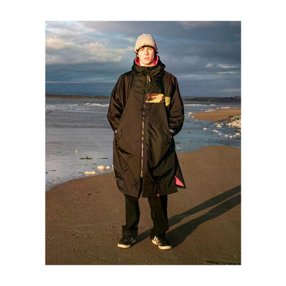 DRYROBE Advance Long Sleeve Black Pink L REMIX C Schwarz Pink Camo Adult