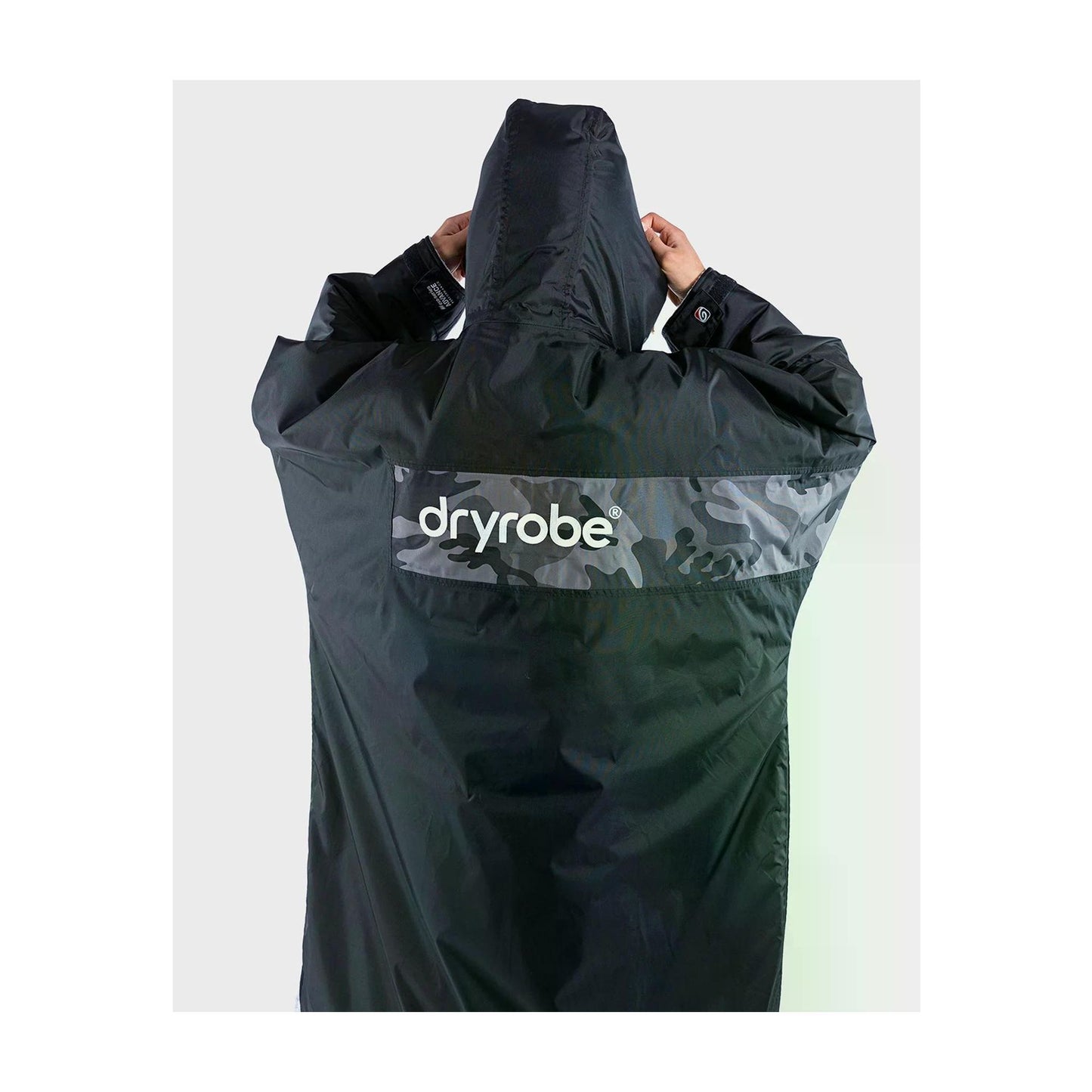 DRYROBE Advance Long Sleeve Black Gray L REMIX C Schwarz Grau Camo Adult