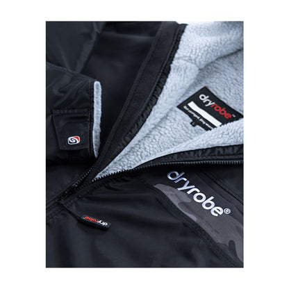 DRYROBE Advance Long Sleeve Black Gray L REMIX C Schwarz Grau Camo Adult