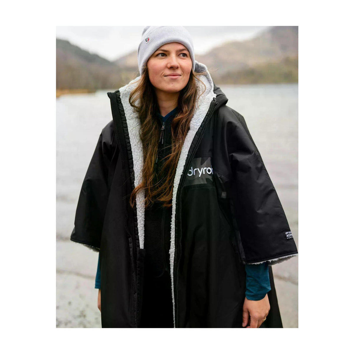 DRYROBE Advance Short Sleeve Black Camo Gray M Adult