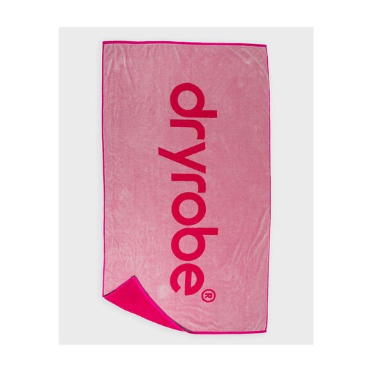 DRYROBE beach towel Pink