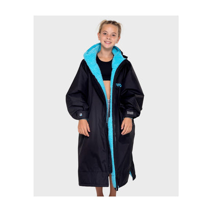 DRYROBE Advance Long Sleeve KIDS BlackBlue 10-13 Schwarz Blau