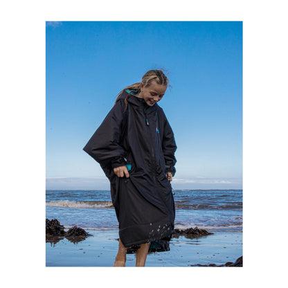 DRYROBE Advance Long Sleeve KIDS BlackBlue 10-13 Schwarz Blau