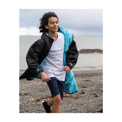 DRYROBE Advance Long Sleeve KIDS BlackBlue 10-13 Schwarz Blau