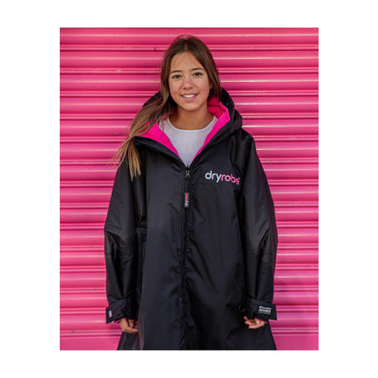 DRYROBE Advance Long Sleeve KIDS BlackPink 10-13 Schwarz Pink