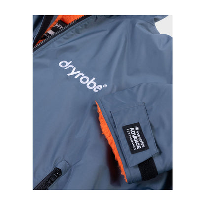 DRYROBE Advance Long Sleeve KIDS Gray Orange 10-13 Grau Orange