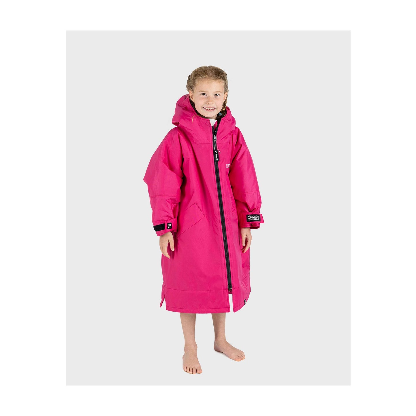 DRYROBE Advance Long Sleeve KIDS Pink Gray 10-13 Pink Grau