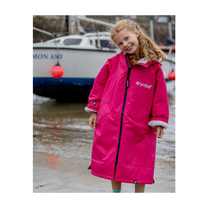 DRYROBE Advance Long Sleeve KIDS Pink Gray 10-13 Pink Grau