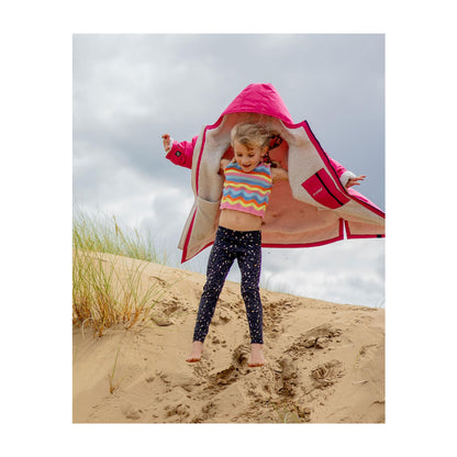 DRYROBE Advance Long Sleeve KIDS Pink Gray 10-13 Pink Grau