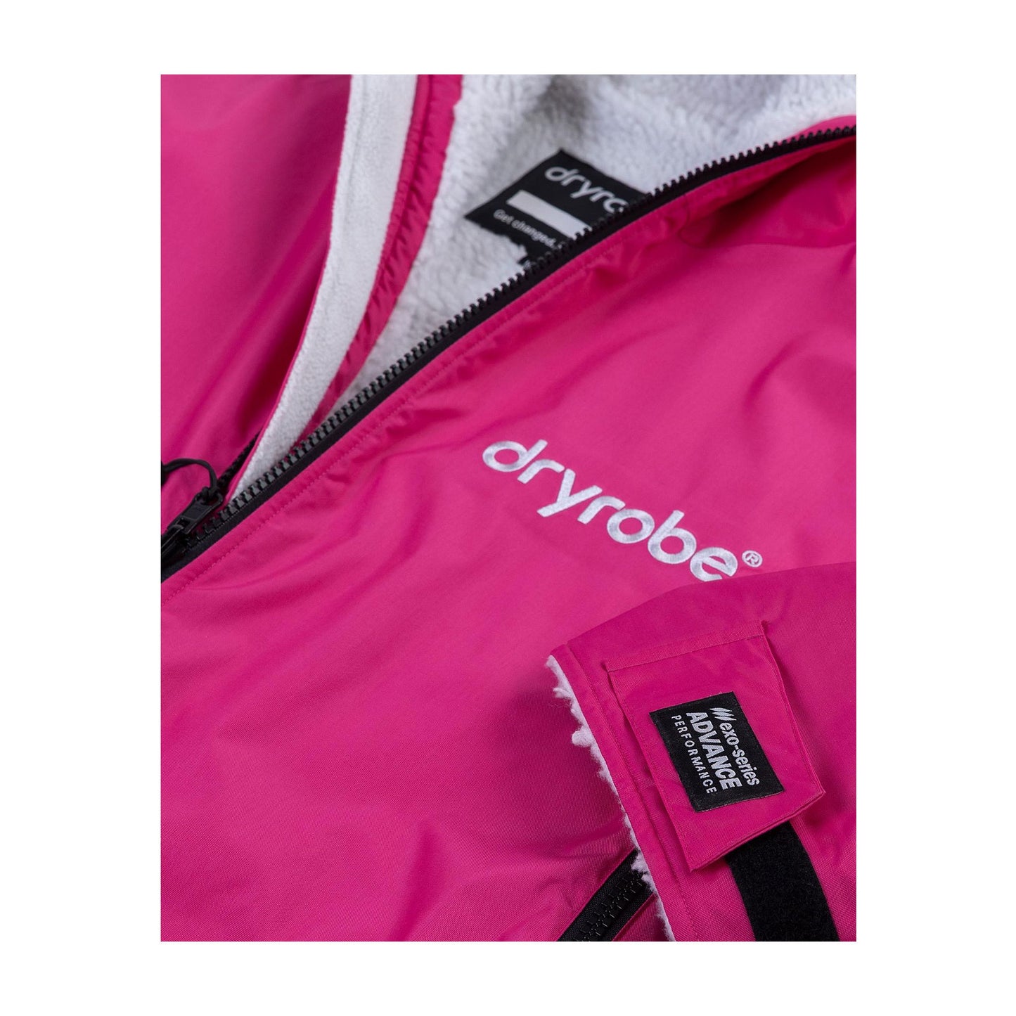 DRYROBE Advance Long Sleeve KIDS Pink Gray 10-13 Pink Grau