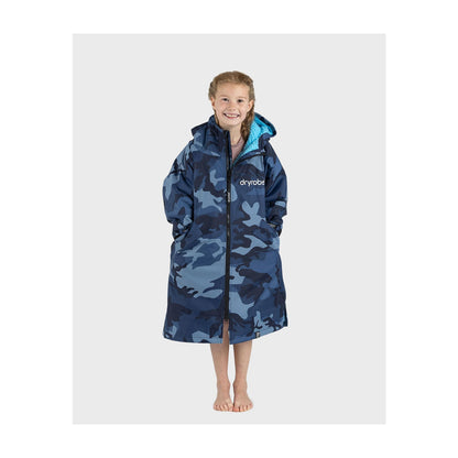 DRYROBE Advance Long Sleeve KIDS Camo Blue 10-13 Camo Blau