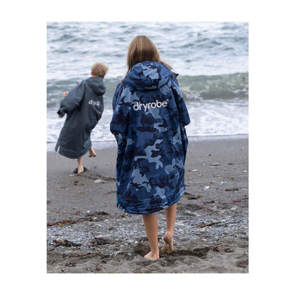 DRYROBE Advance Long Sleeve KIDS Camo Blue 10-13 Camo Blau