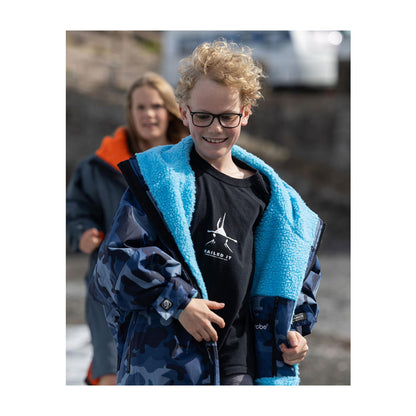 DRYROBE Advance Long Sleeve KIDS Camo Blue 10-13 Camo Blau