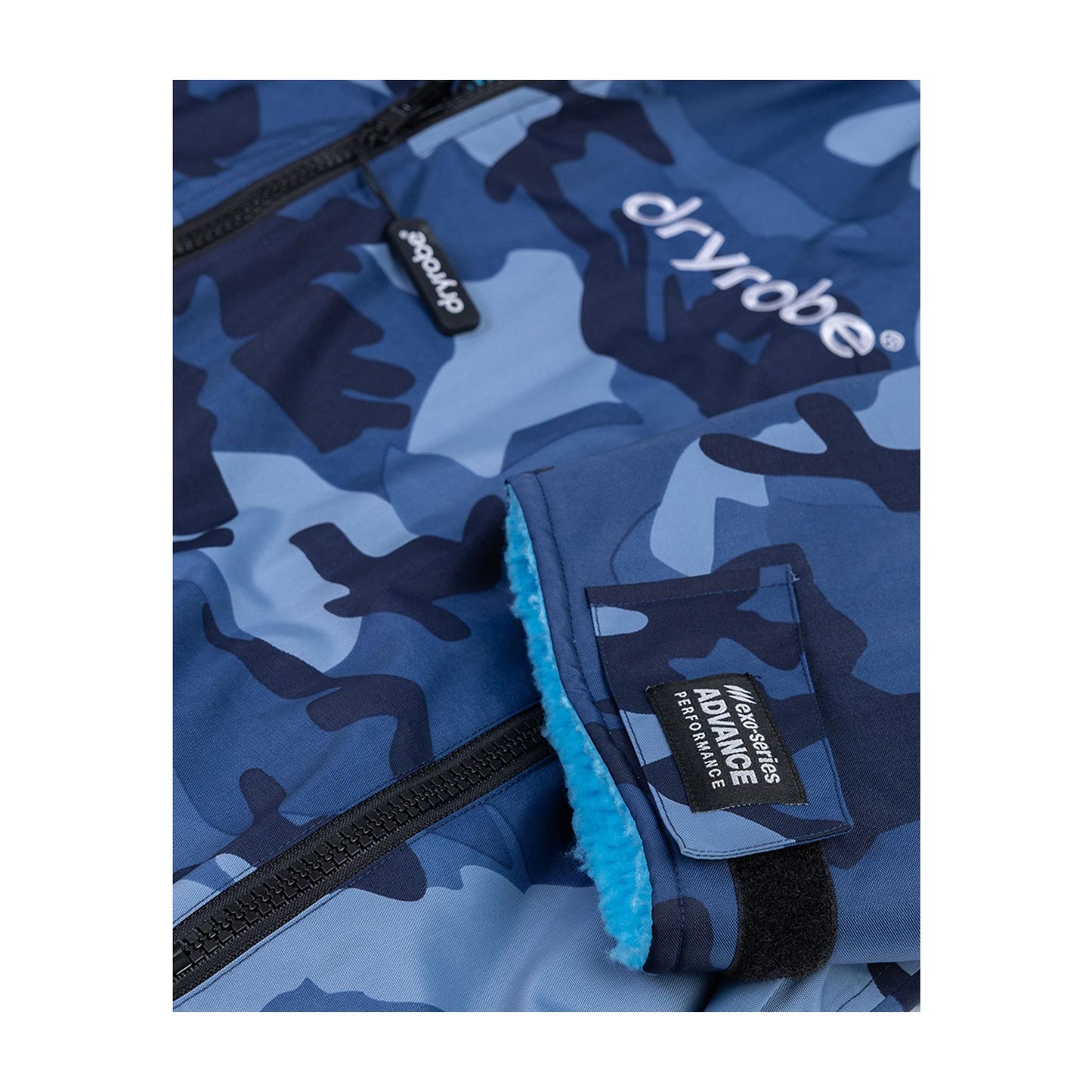 DRYROBE Advance Long Sleeve KIDS Camo Blue 10-13 Camo Blau