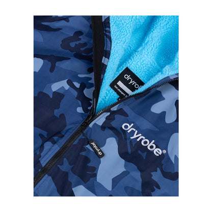 DRYROBE Advance Long Sleeve KIDS Camo Blue 10-13 Camo Blau