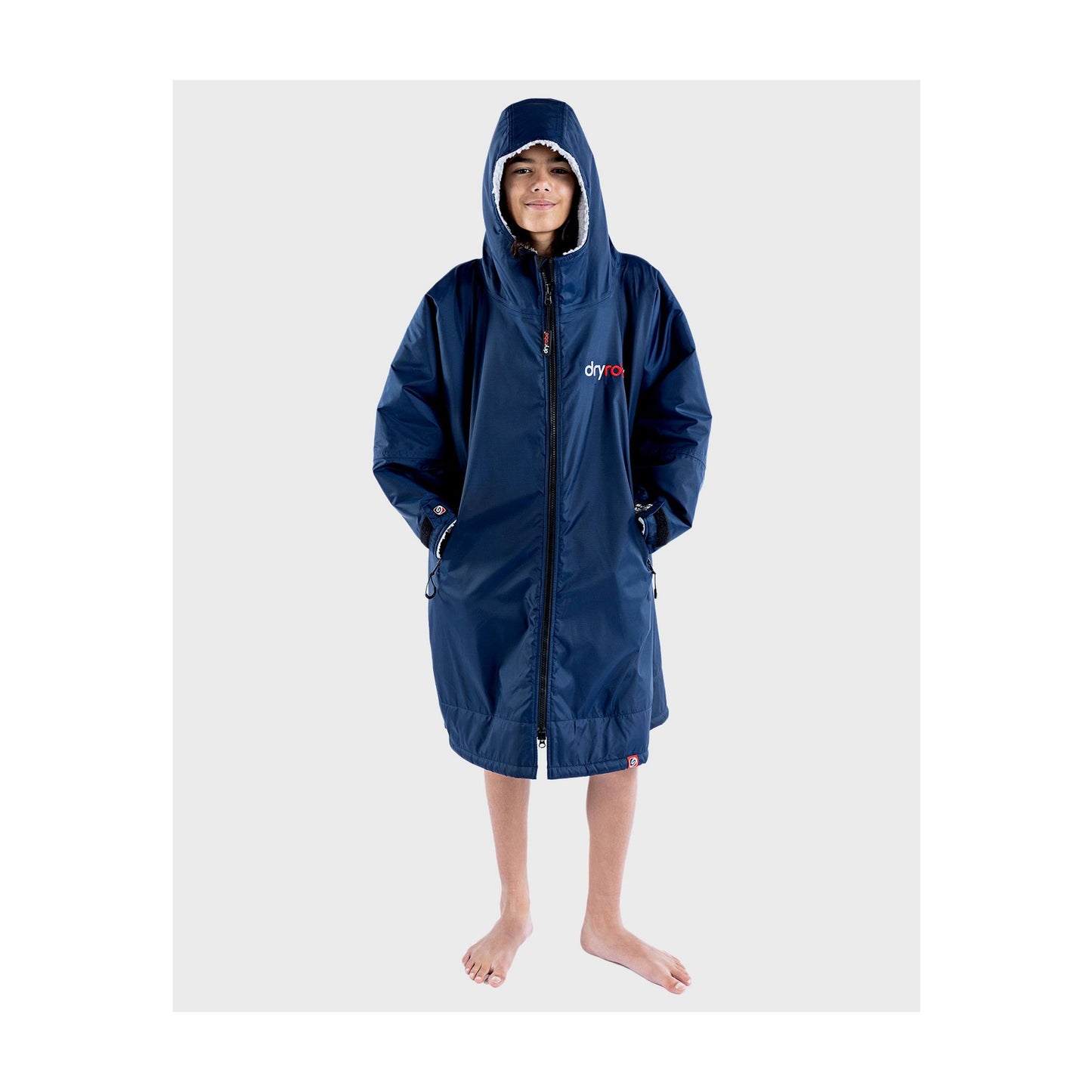 DRYROBE Advance Long Sleeve KIDS Navy Gray 10-13 Navy Grau