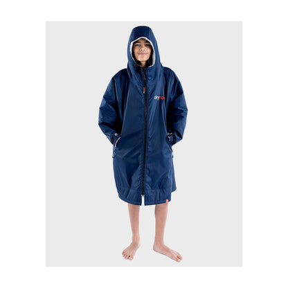 DRYROBE Advance Long Sleeve KIDS Navy Gray 10-13 Navy Grau