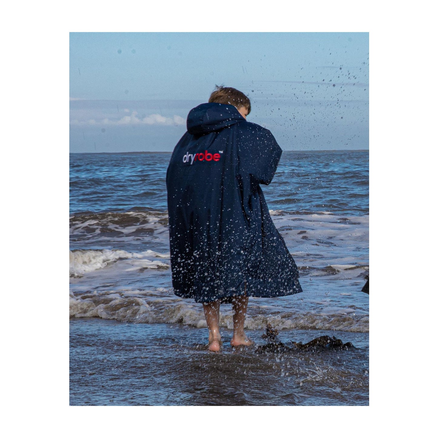 DRYROBE Advance Long Sleeve KIDS Navy Gray 10-13 Navy Grau