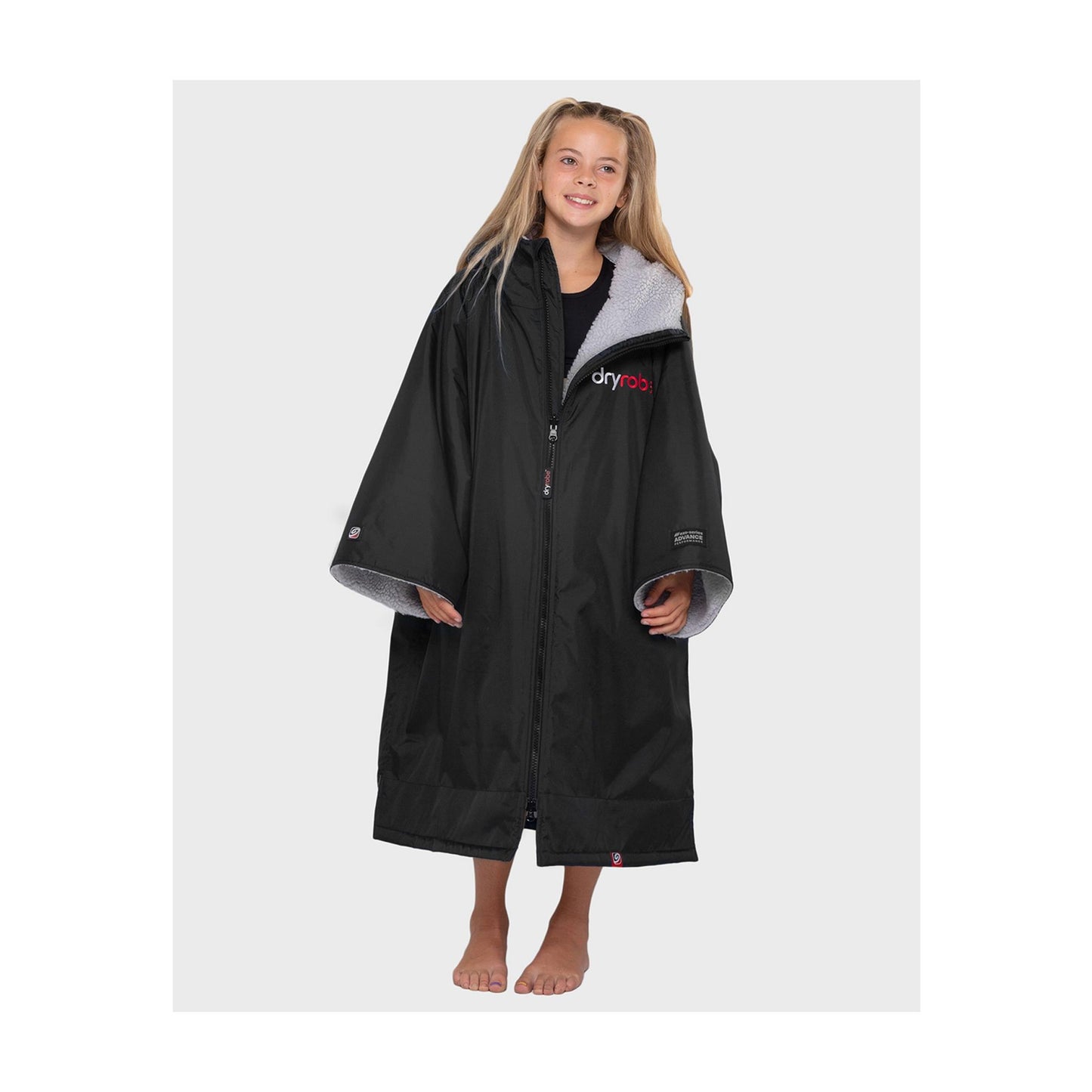 DRYROBE Advance Short Sleeve KIDS Black Blue 5-9
