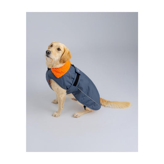 DRYROBE Dog Coat Dog coat Grey Orange Dogs