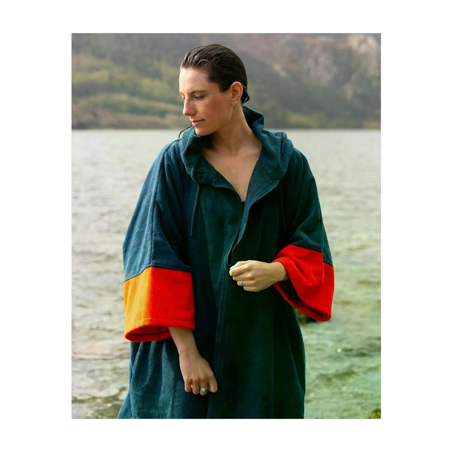 DRYROBE Fullzip cotton towel coat Adult