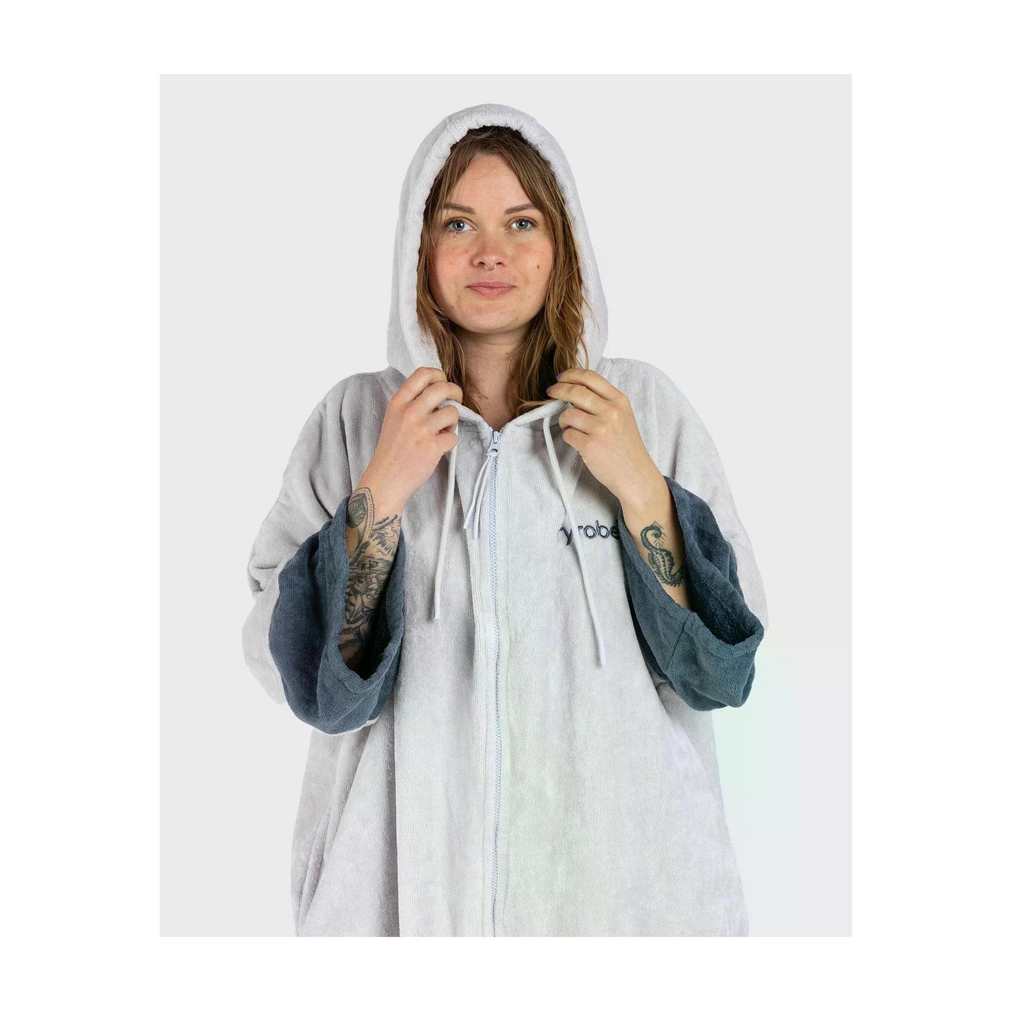 DRYROBE Fullzip cotton towel coat Adult