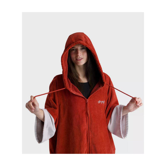 DRYROBE Fullzip cotton towel coat Orange Adult