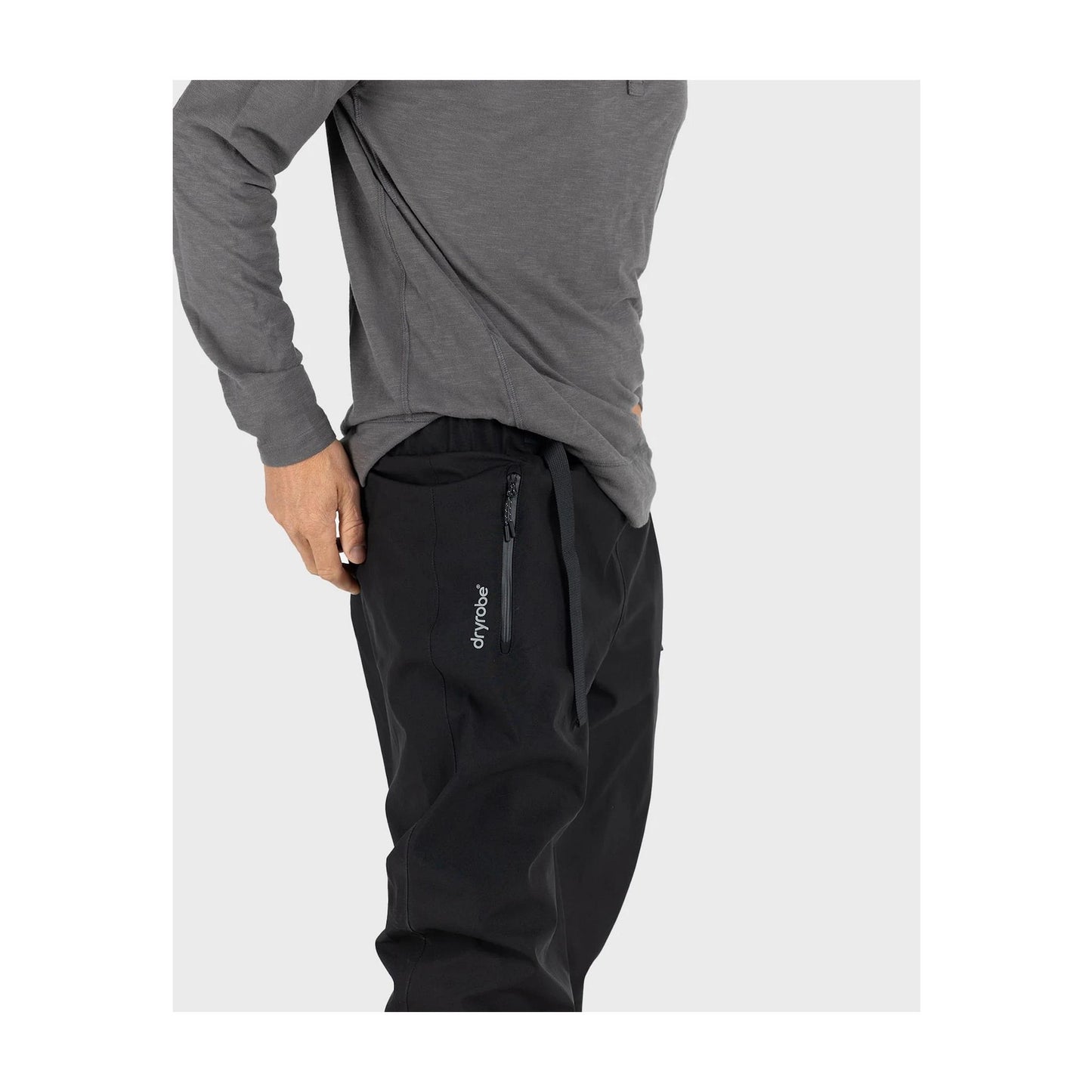 DRYROBE Thermal Pants. Black. XL Schwarz Adult