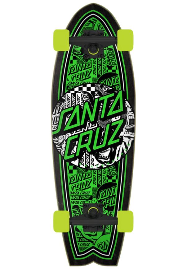 Santa Cruz Flier Collage Dot Cruiser-Complete