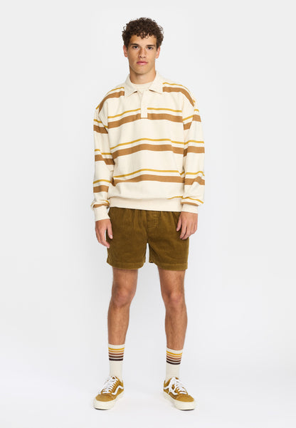 Revolution Loose Polo Sweatshirt Brown