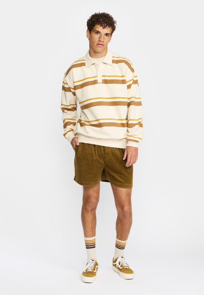 Revolution Loose Polo Sweatshirt Brown
