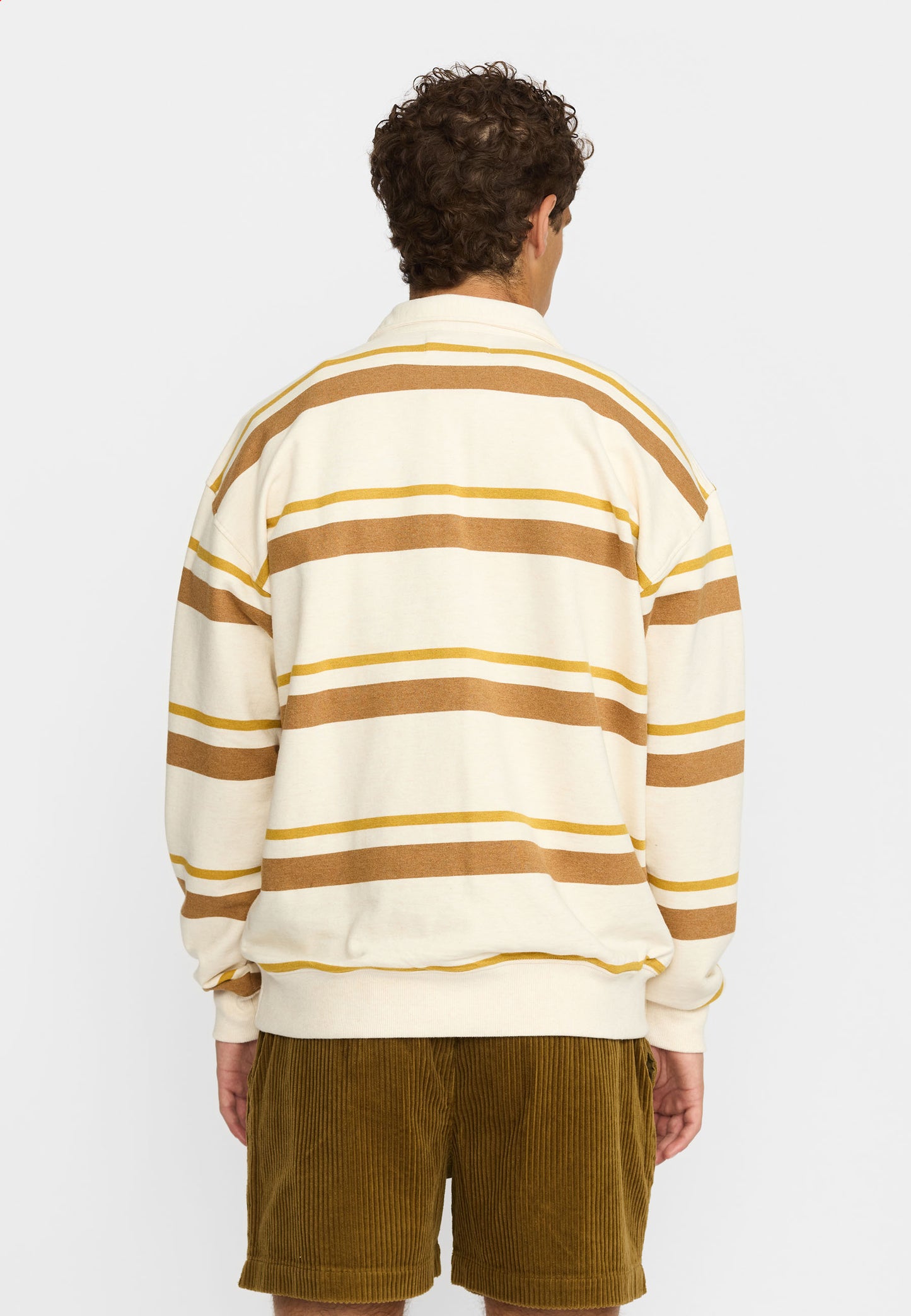 Revolution Loose Polo Sweatshirt Brown