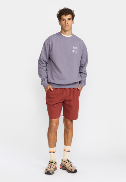 Revolution Printed Crewneck Purple