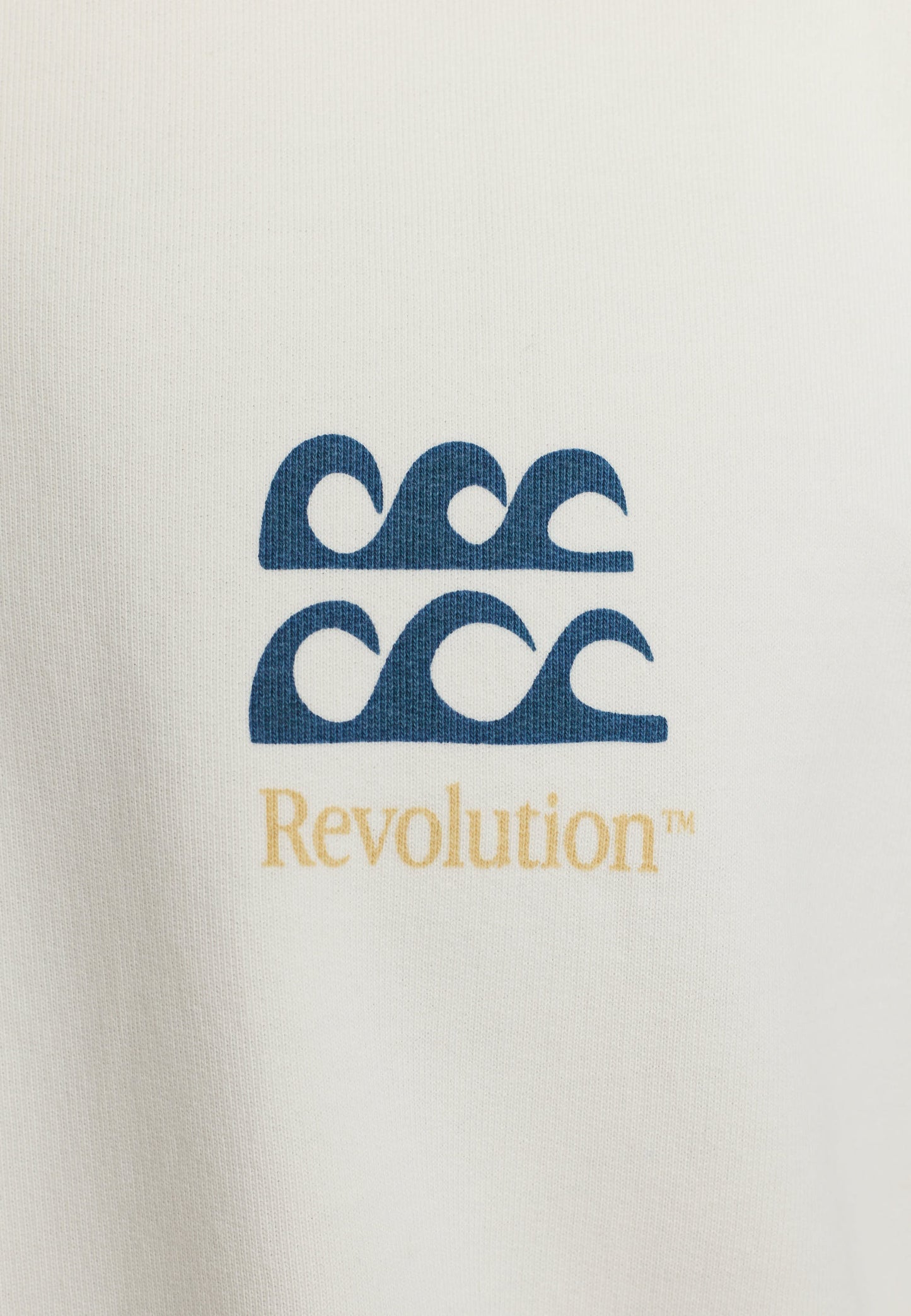 Revolution Printed Crewneck Offwhite