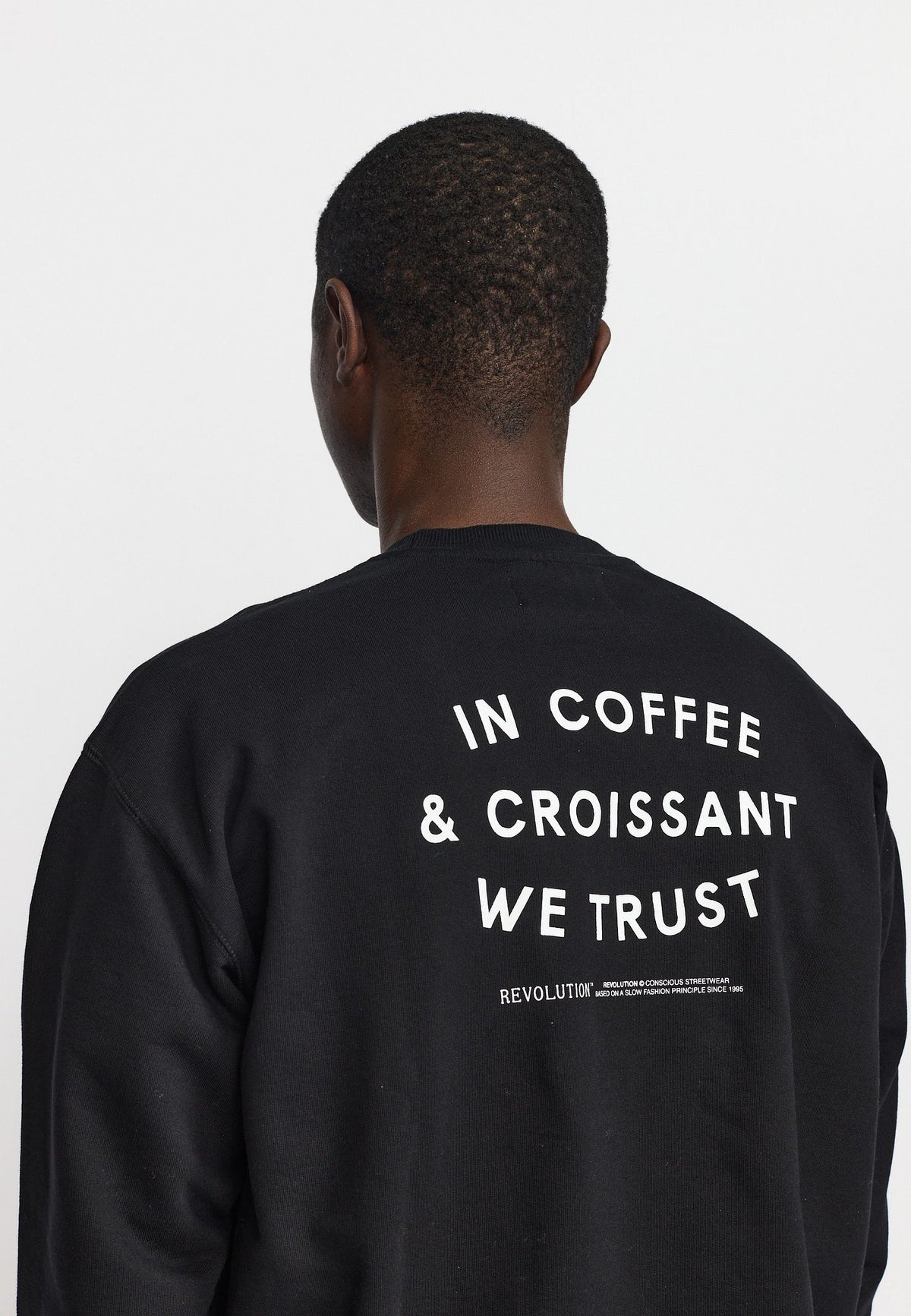 Revolution Printed Sweatshirt Black